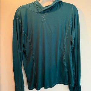 Green Fabletics Long Sleeve Hoodie XL
